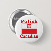 Polnische Falkenflagge Button (Vorne & Hinten)