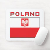 Polnische Falkenflagge: Polen Mousepad (Mit Mouse)
