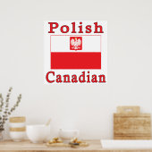 Polnische Falkenflagge Poster (Küche)