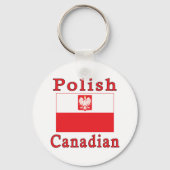 Polnische Falkenflagge Schlüsselanhänger (Vorderseite)