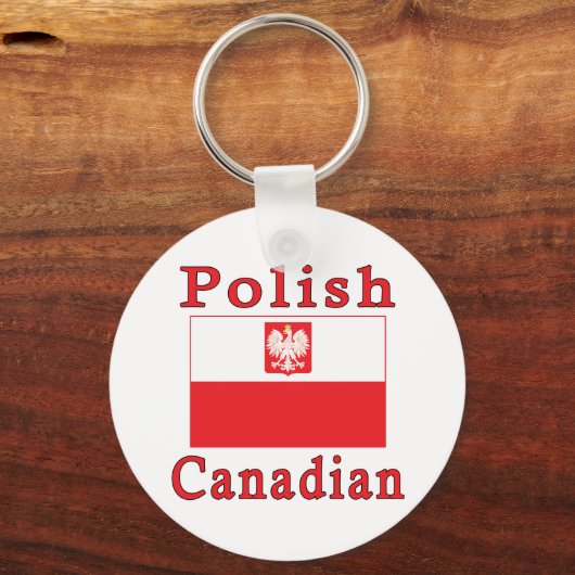 Polnische Falkenflagge Schlüsselanhänger (Vorderseite)