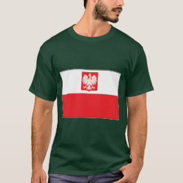 Polnische Falkenflagge T-Shirt