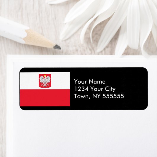 Polnische Flagge (Insitu)