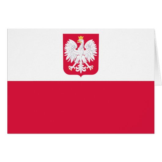Polnische Flagge (Vorderseite (Horizontal))