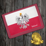 Polnische Flagge & Adler, Polen Modeurlaub/Sport Tri-fold Geldbeutel<br><div class="desc">WALLETS: Polen & Adler,  Polnische Flagge Mode - Liebe mein Land,  Reisen,  Urlaubsgeschenke,  Nationalpatrioten / Sportfans</div>