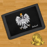 Polnische Flagge & Adler, Polen Modeurlaub/Sport Tri-fold Geldbeutel<br><div class="desc">WALLETS: Polen & Adler,  Polnische Flagge Mode - Liebe mein Land,  Reisen,  Urlaubsgeschenke,  Nationalpatrioten / Sportfans</div>