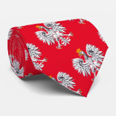 Polnische Flagge & Adler Polen Reisen, Urlaub/Spor Krawatte (Gerollt)
