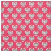 Polnische Flagge & Adler, Polen Trendy Fabric / Mo Stoff (Muster)