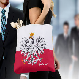 Polnische Flagge & Adler, polnische Mode/Sportfans Tasche
