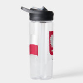 Polnische Flagge, Adlerwappen, Polen Trinkflasche (Rechts)