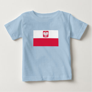 Polnische Flagge Baby T-shirt