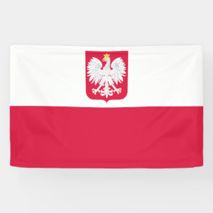 Polnische Flagge Banner