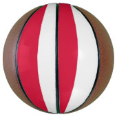 Polnische Flagge Basketball (Vertikal)