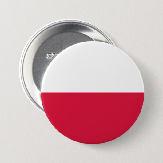 Polnische Flagge Button (Vorne & Hinten)