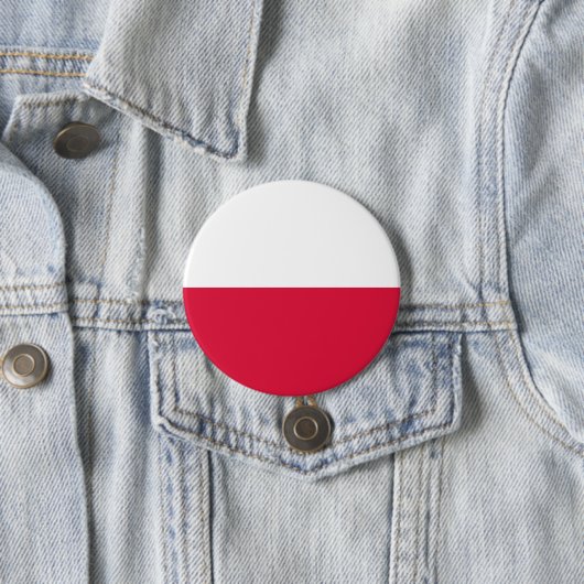 Polnische Flagge Button (Beispiel)