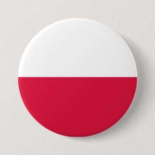 Polnische Flagge Button