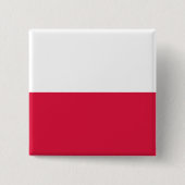 polnische Flagge Button (Vorderseite)