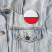 Polnische Flagge Button (Beispiel)