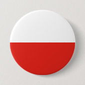 Polnische Flagge Button (Vorderseite)