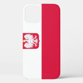 Polnische Flagge Case-Mate iPhone Hülle (Rückseite)