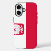 polnische Flagge Case-Mate iPhone Hülle (Rückseite)