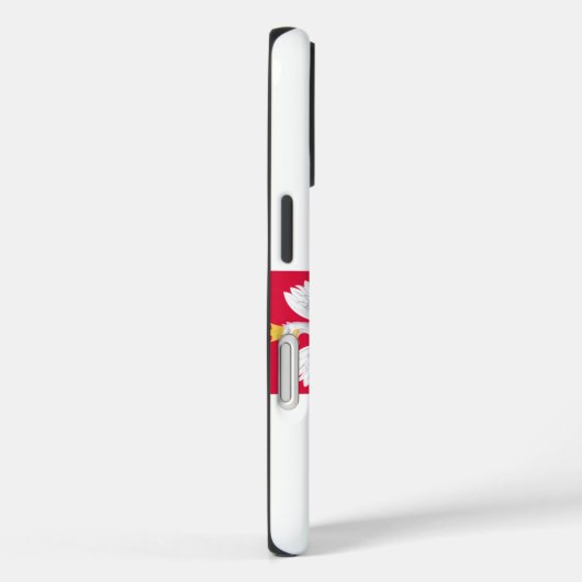 polnische Flagge Case-Mate iPhone Hülle (Rückseite / Rechts)