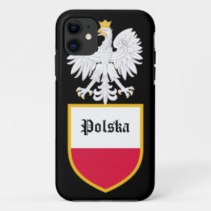 Polnische Flagge iPhone 11 Hülle