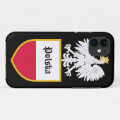 Polnische Flagge Case-Mate iPhone Hülle (Rückseite (Horizontal))