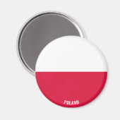 Polnische Flagge Charming Patriotic Magnet (Vorderseite/Rückseite)