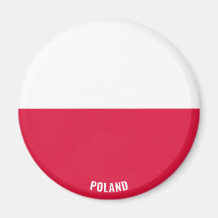 Polnische Flagge Charming Patriotic Magnet