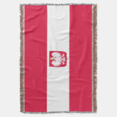 polnische Flagge Decke (Vorderseite Vertikal)