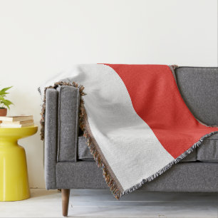 Polnische Flagge Decke