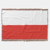 Polnische Flagge Decke (Vorderseite)