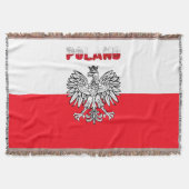 Polnische Flagge Decke (Vorderseite)