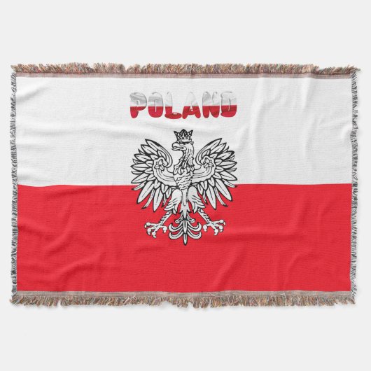 Polnische Flagge Decke (Vorderseite)
