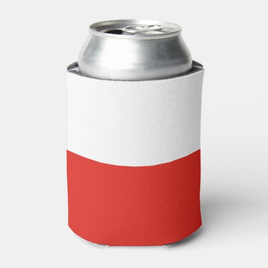 Polnische Flagge Dosenkühler (Kanne Vorderseite)