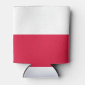 Polnische Flagge Dosenkühler (Vorderseite)