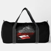 Polnische Flagge Duffle Bag (Vorderseite)