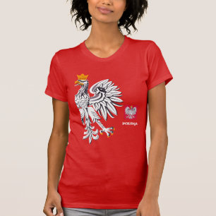 Polnische Flagge, Eagle & Poland mode Polska /spor T-Shirt