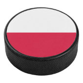 Polnische Flagge Eishockey Puck (3/4)