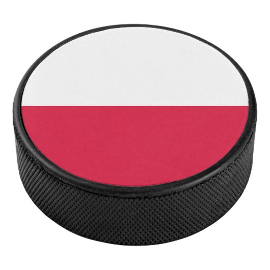 Polnische Flagge Eishockey Puck (3/4)