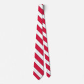 Polnische Flagge Elegant Patriotic Neck Tie Krawatte (Vorderseite)