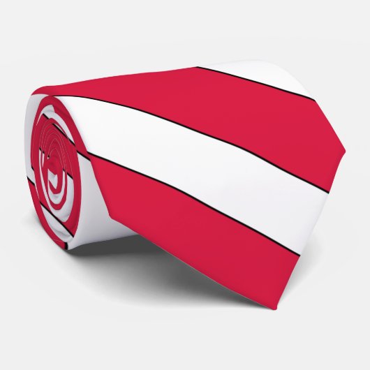 Polnische Flagge Elegant Patriotic Neck Tie Krawatte (Gerollt)
