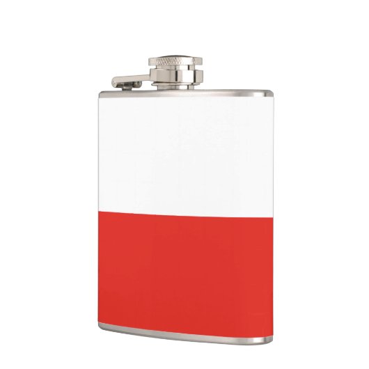 Polnische Flagge Flachmann (Links)