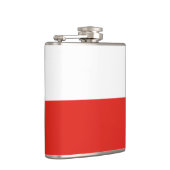 Polnische Flagge Flachmann (Rechts)