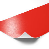 Polnische Flagge Fotodruck (Ecke)