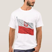 Polnische Flagge Frauen Aktives T-Shirt (Vorderseite)