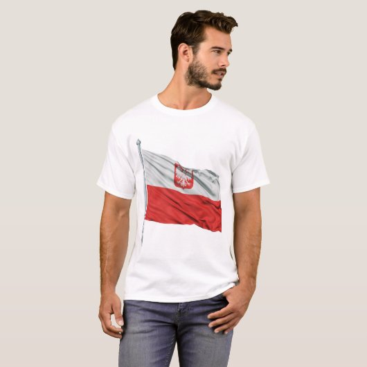 Polnische Flagge Frauen Aktives T-Shirt (Vorne ganz)