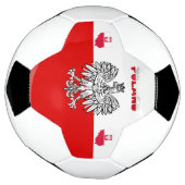 polnische Flagge Fußball (Gedreht)