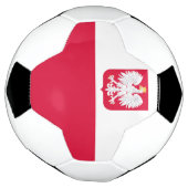 Polnische Flagge Fußball (Gedreht)